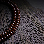 Fortune Jewel Natural Tibet 108 Mala Beads Purple Bodhi Seed Three-eyed Dzi Bead Copper Dorje Harmony Bracelet