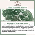 Fortune Jewel Natural Green Strawberry Quartz Pearl Flower Charm Love Bracelet
