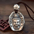 Fortune Jewel Chinese Zodiac Natal Buddha Om Mani Padme Hum Lotus Compassion Necklace Pendant Fortune Jewel