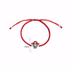 Fortune Jewel God of Wealth Handmade Thread Luck Strength Braid Bracelet