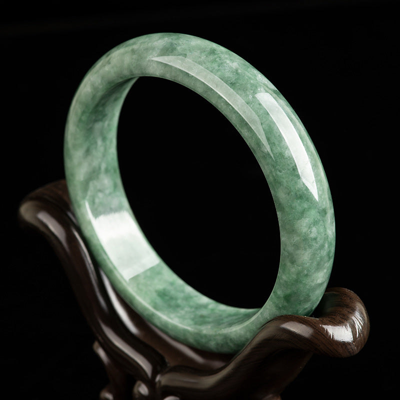 Fortune Jewel Natural Jade Luck Wealth Bangle Bracelet