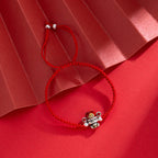 Fortune Jewel God of Wealth Handmade Thread Luck Strength Braid Bracelet