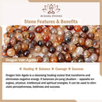 Fortune Jewel Purple Agate Protection Bracelet