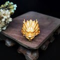 Fortune Jewel Golden Dragon Luck Protection Ring Fortune Jewel