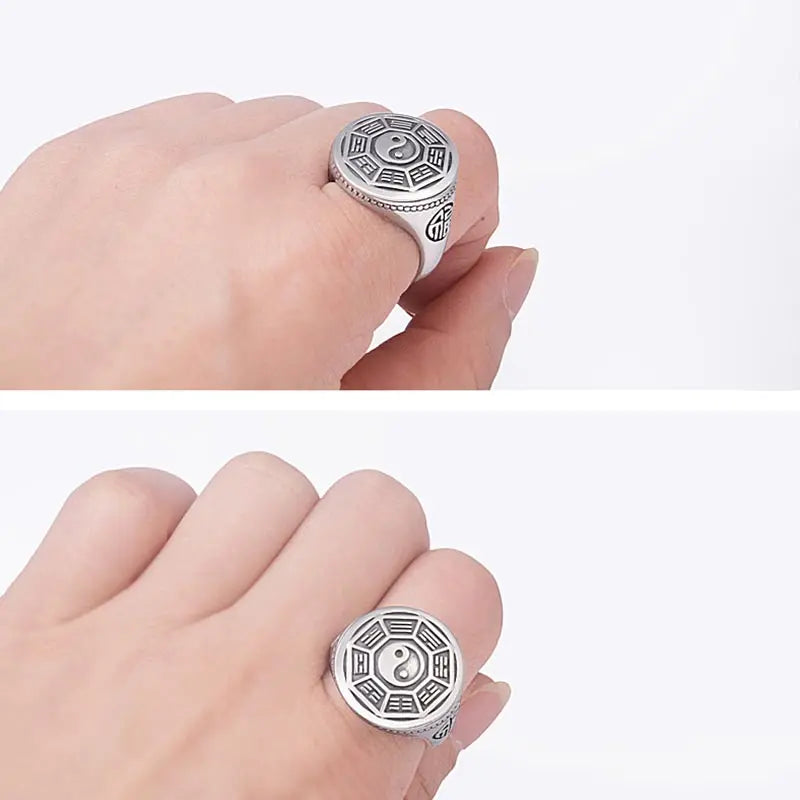 Yin Yang Balance Adjustable Ring Fortune Jewel