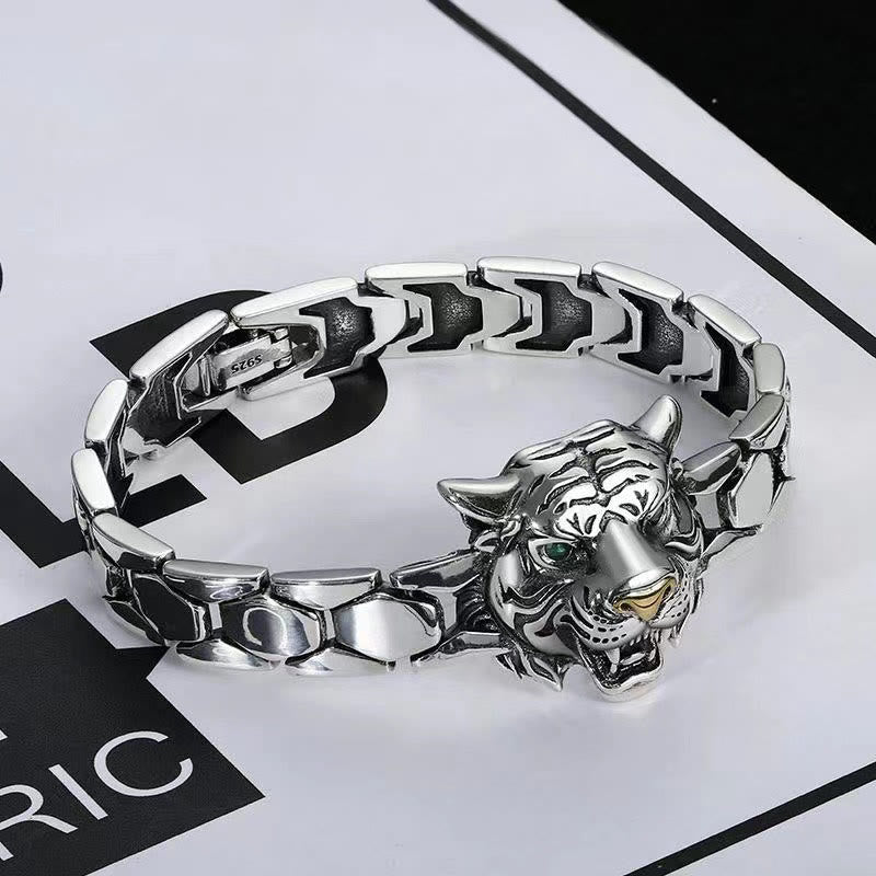 Fortune Jewel Tiger Head Design Healing Bracelet