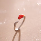 Fortune Jewel Koi Fish Copper Balance Luck Adjustable Ring