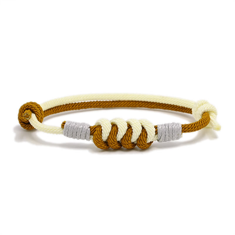 Fortune Jewel Simple Design King Kong Knot Strength Braid String Bracelet