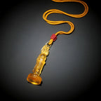 Fortune Jewel Avalokitesvara Buddha Liuli Harmony Necklace Fortune Jewel