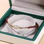Fortune Jewel Garnet Jade Tourmaline Bead Passion Bracelet