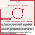 Fortune Jewel 2Pcs Tibetan Luck Chinese Knot Protection String Bracelet