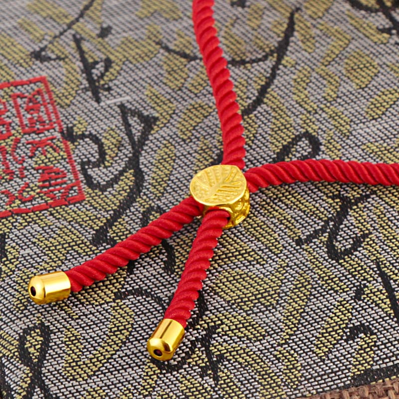 Fortune Jewel Wealth Attractor Red Agate Pixiu Red String Bracelet