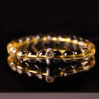 Fortune Jewel 925 Sterling Silver Chinese Zodiac Natal Buddha Citrine Protection Bracelet