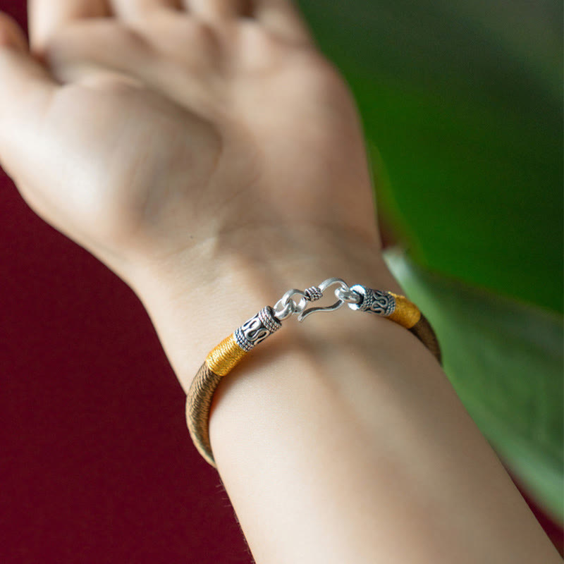 Fortune Jewel Handmade Tibetan Amulet King Kong Knot Luck Protection Braided Bracelet