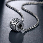 Fortune Jewel Tibet Om Mani Padme Hum Protection Necklace Pendant