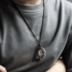 Fortune Jewel One's Luck Improves Design Pattern Copper Luck Necklace Pendant