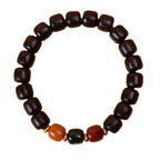 Fortune Jewel Ebony Wood Rosewood Peace Balance Bracelet