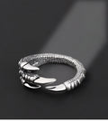 Buddha3bodhi Adjustable Vintage 925 Silver Dragon Claw Ring