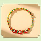 Fortune Jewel Colorful Rope Zongzi Pattern Luck Handmade Child Adult Bracelet
