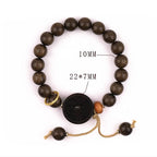 Fortune Jewel Ebony Wood Mountain Ghosts Spend Money Balance Bracelet