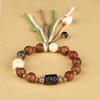 Fortune Jewel Lightning Strike Wood Bodhi Seed Cat Paw Claw Auspiciousness Protection Tassel Bracelet