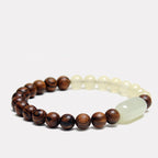 Fortune Jewel  Jade Sandalwood Luck Abundance Bracelet