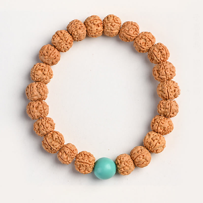 Fortune Jewel Tibet Rudraksha Bodhi Seed Wealth Auspiciousness Bracelet