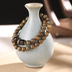 Fortune Jewel Tibetan Green Sandalwood Crystal Soothing Peace Bracelet