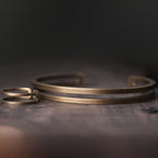 Fortune Jewel Rustic Copper Luck Viking Cuff Bracelet