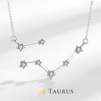 Fortune Jewel 925 Sterling Silver 12 Constellations of the Zodiac Astrology Blessing Necklace Pendant