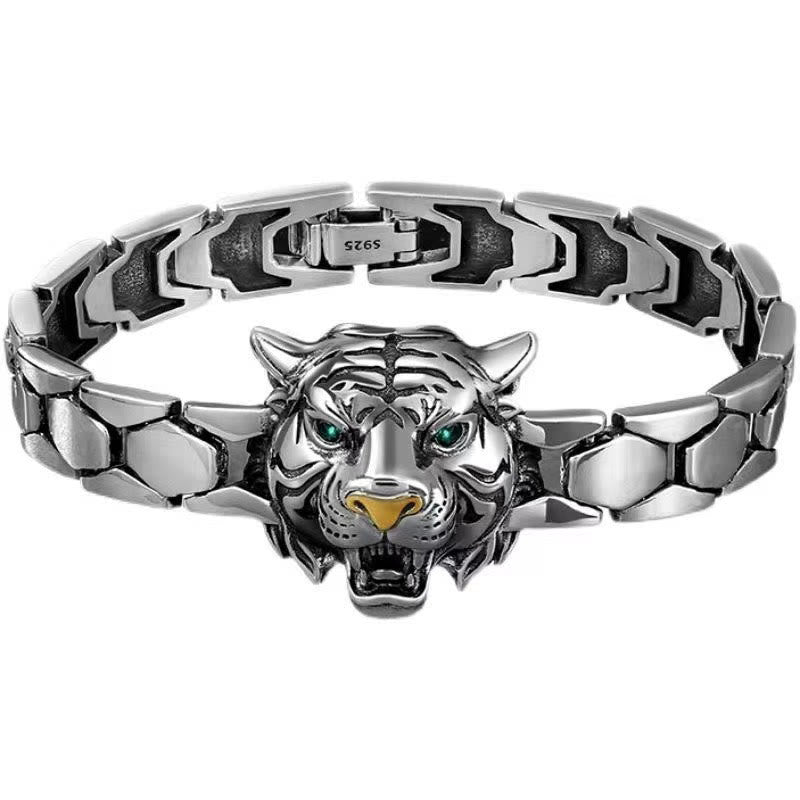 Fortune Jewel Tiger Head Design Healing Bracelet