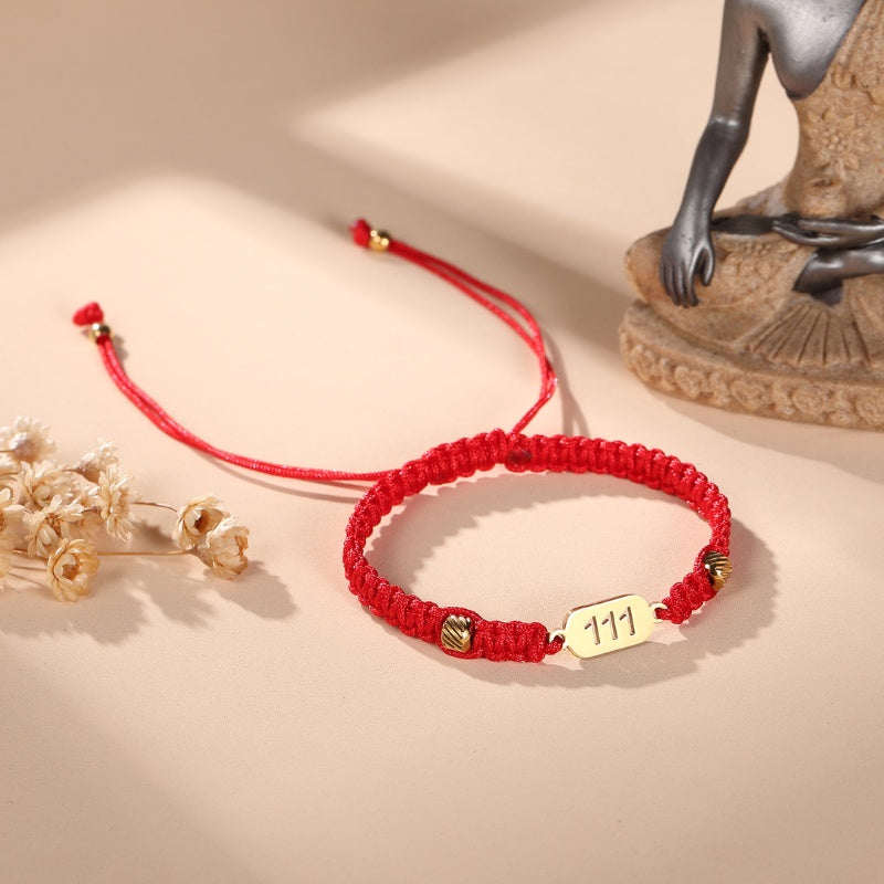 Buddha & Karma 111 Divine Luck Angel Number Bracelet