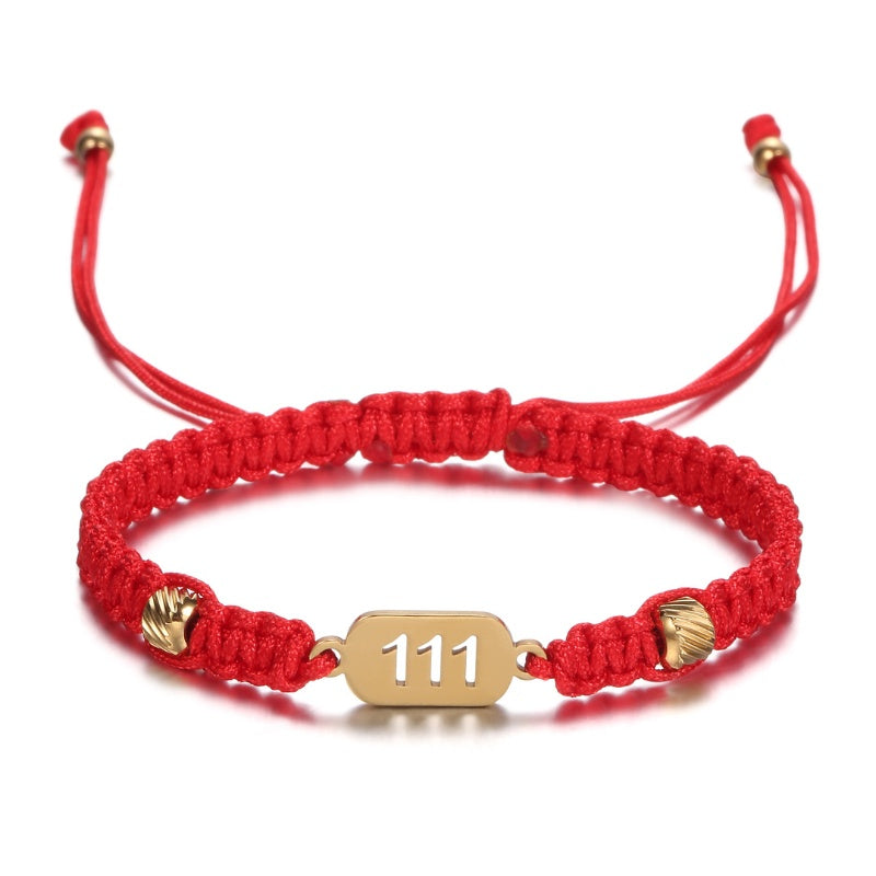 Buddha & Karma 111 Divine Luck Angel Number Bracelet