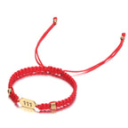 Buddha & Karma 111 Divine Luck Angel Number Bracelet