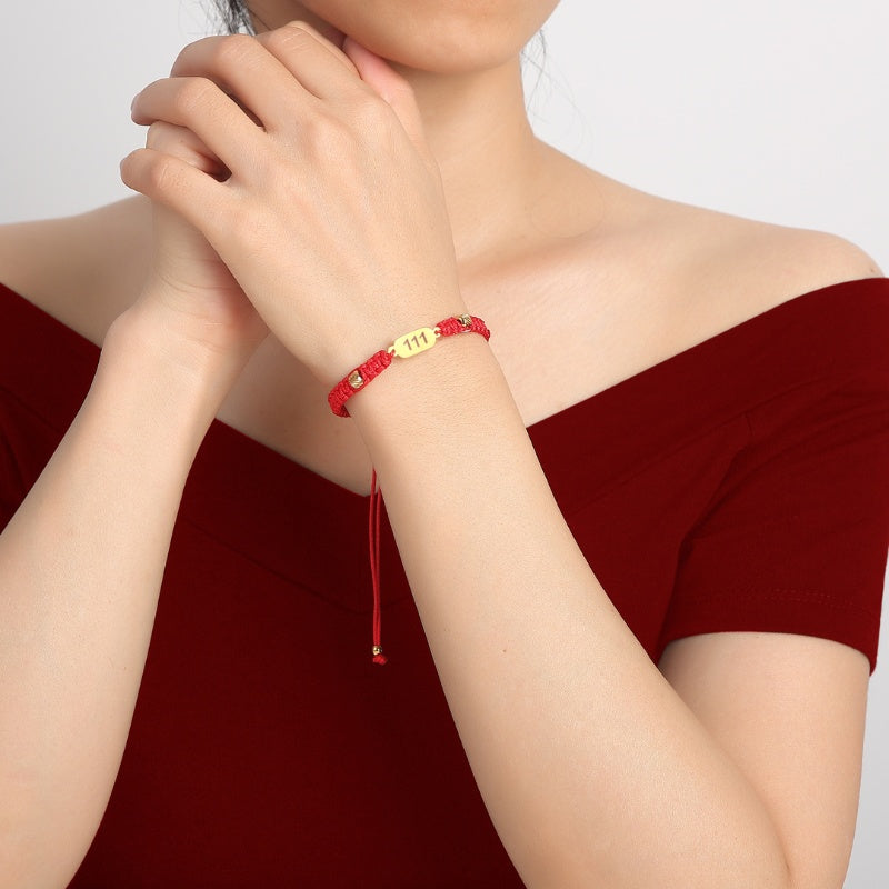 Buddha & Karma 111 Divine Luck Angel Number Bracelet