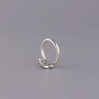 Fortune Jewel 925 Sterling Silver Lotus Flower New Beginning Adjustable Ring Fortune Jewel