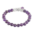 Fortune Jewel Natural Gemstone Tree of Life Lucky Charm Stretch Bracelet