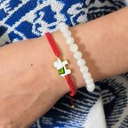 Fortune Jewel Tibetan Handmade 925 Sterling Silver Lucky Elephant Red String Bracelet