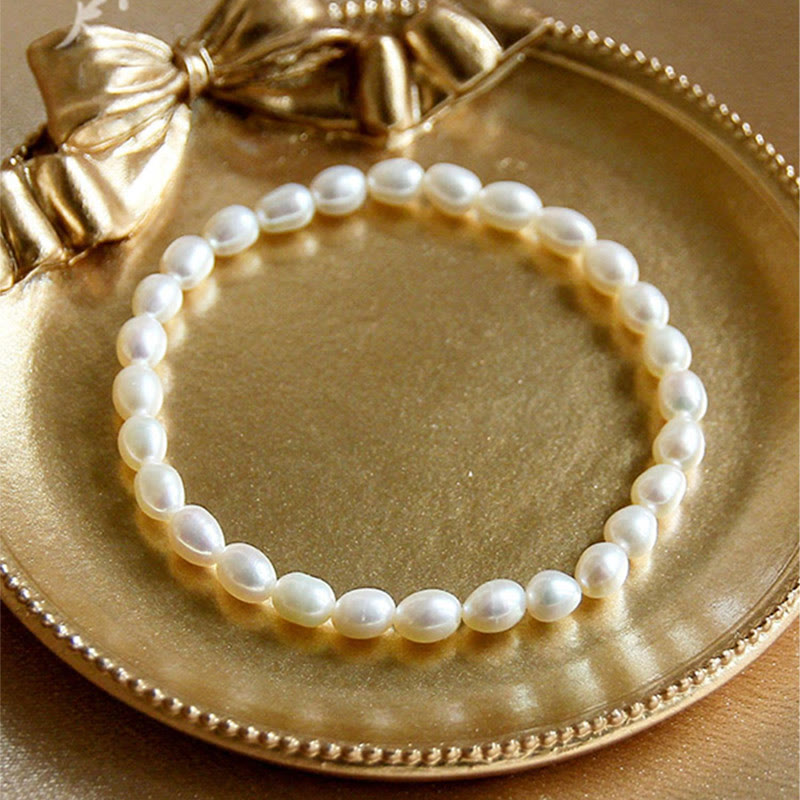 Fortune Jewel Natural Pearl Healing Beaded Bracelet