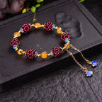 Fortune Jewel Tibetan Garnet Calm Bracelet