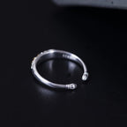 Fortune Jewel 925 Sterling Silver Lotus Flower New Beginning Ring Fortune Jewel