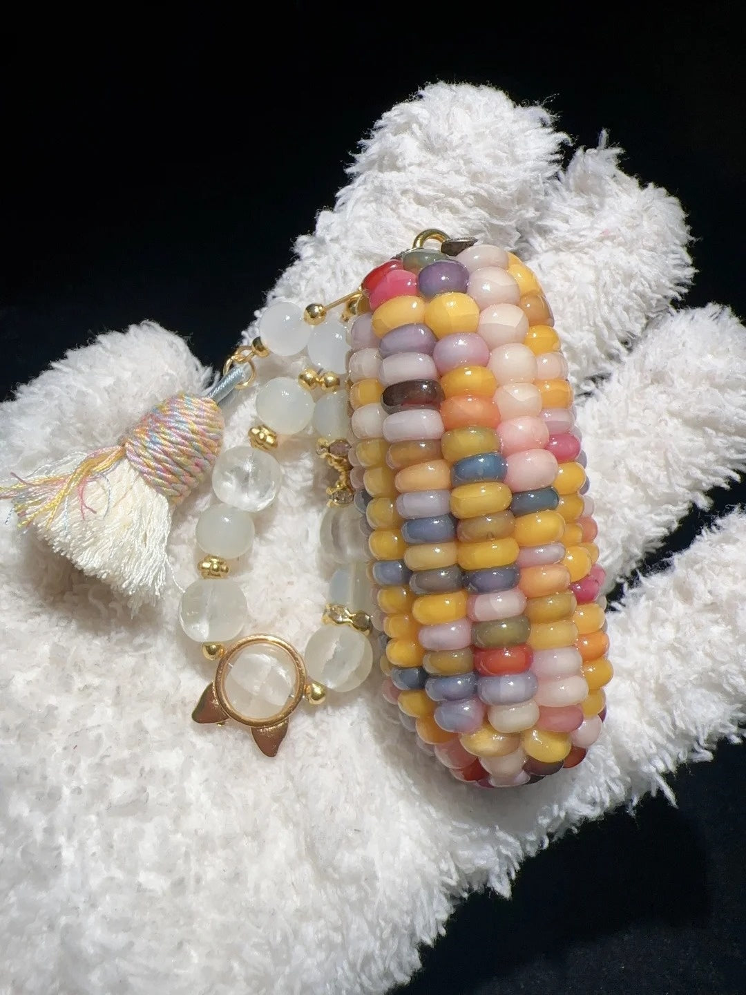 Milky Bloom Corn Charms – Pastel Fidget for Relaxation