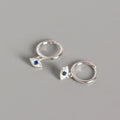 Fortune Jewel 925 Sterling Silver Evil Eye Blessing Protection Stud Earrings