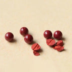 Fortune Jewel Natural Lucky Cinnabar Bead Blessing String Bracelet Anklet