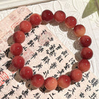 Natural Floral-Skin Jade-Like Bodhi Bead Bracelet – 12-13mm Round Beads