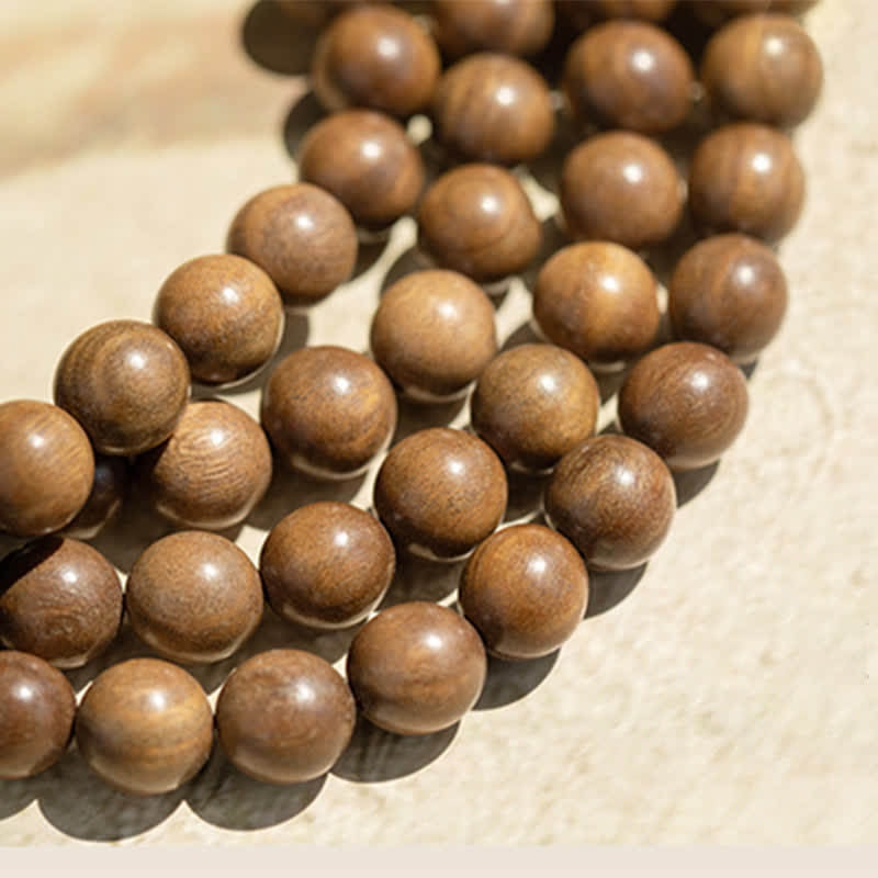 Fortune Jewel Green Sandalwood Positive Peace Bracelet