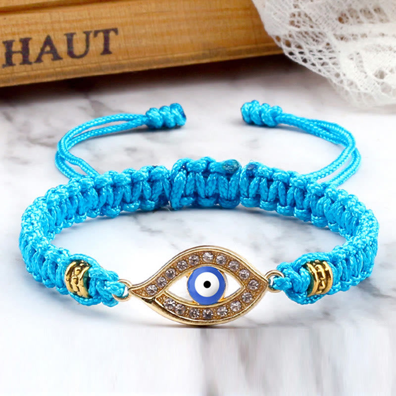 Fortune Jewel Evil Eye Keep Away Evil Spirits String Bracelet