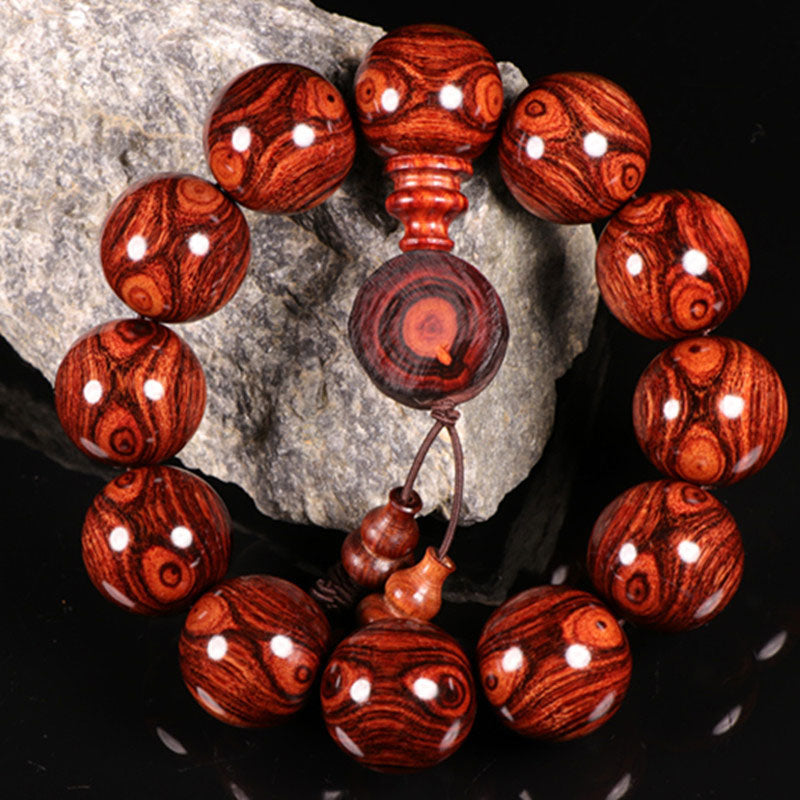 Fortune Jewel Tibetan Rosewood Warmth Bracelet (Random Type)