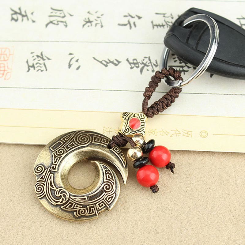 Fortune Jewel Good Luck Fortune Copper Wealth Key Chain