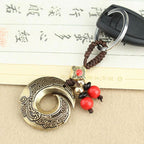 Fortune Jewel Good Luck Fortune Copper Wealth Key Chain